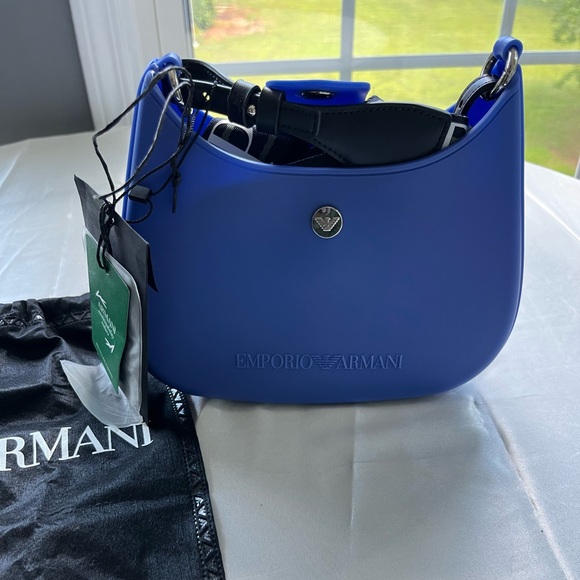 Emporio Armani Recycled Pvc Gummy Bag Shoulder Bag - Picture 7 of 9